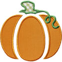 Pumpkin Pieces Applique Design