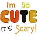 So Cute Scary Applique Design