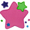 So Many Stars Applique Design