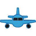 Airplane Jet Applique Design