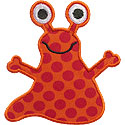 Alien Martian Applique Design