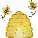 Beehive Applique Design