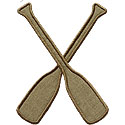 Boat Oars Applique Design