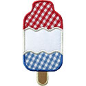 Patriotic Popsicle Applique Design