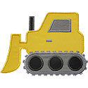 Bulldozer Tractor Applique Design