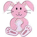 Bunny Rabbit Applique Design