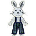 Bunny Rabbit Family Boy Applique Design
