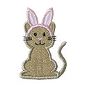 Bunny Rabbit Family Cat Applique Design