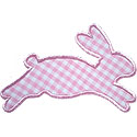 Bunny Silhouette Applique Design