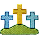 Calvary Cross Applique Design