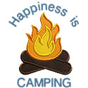 Campfire Applique Design