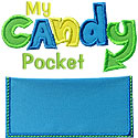 Candy Pocket Applique Design