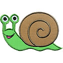 Cool Snail Applique Design