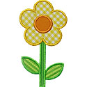 Cute Flower Applique Design