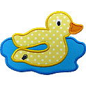 Duck Floatie Applique Design