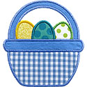 Easter Basket Applique Design