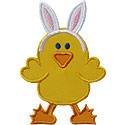 Easter Chicken Applique Design