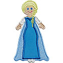 Fairytale Princess Four Applique Design