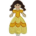 Fairytale Princess Three Applique Design