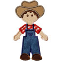 Farmer Boy Applique Design