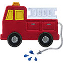 Fire Truck Applique Design