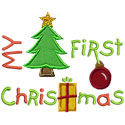 First Christmas Applique Design