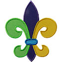 Fleur De Lis Applique Design