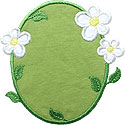 Flowers Border Applique Design