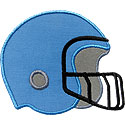 Football Helmet Applique Design