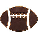 Football Pieces Applique Design