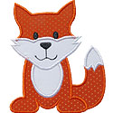 Fox Applique Design