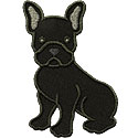 French Bulldog Applique Design