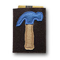 Hammer Gift Card Applique Design