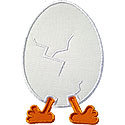 Hatching Egg Applique Design