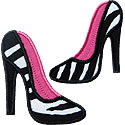 High Heel Shoes Applique Design