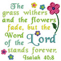 Isaiah Scripture Applique Design