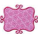 Izzy Frame Applique Design