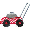 Lawn Mower Applique Design