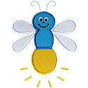 Lightening Bug Applique Design