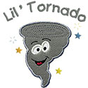 Little Tornado Applique Design