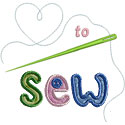 Love To Sew Applique Design