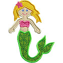 Mermaid Applique Design