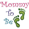 Mommy To Be Applique Design