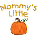 Mommys Little Pumpkin Applique Design
