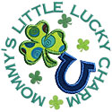 Mommys Lucky Charm Applique Design