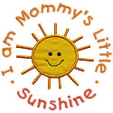 Mommys Sunshine Applique Design
