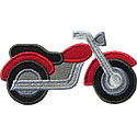 Motorcycle Applique Design