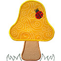 Mushroom Applique Design