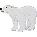 Polar Bear Applique Design