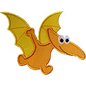 Pterodactyl Dino Applique Design